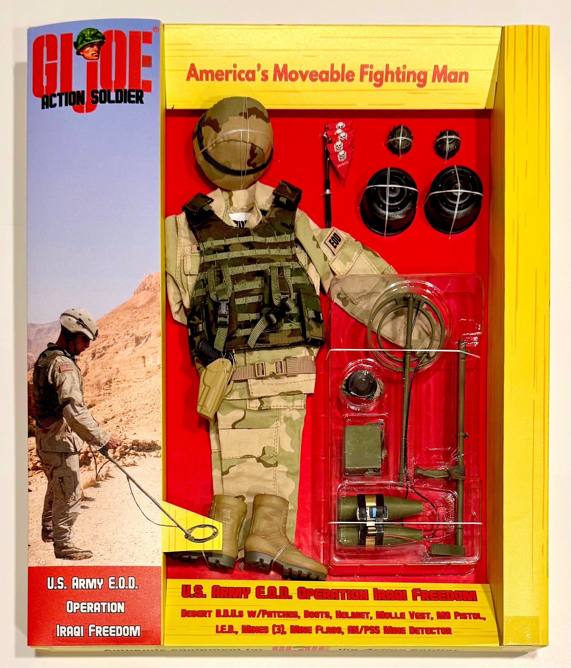 U.S. Army E.O.D. Operation Iraqi Freedom Custom Window Boxed Set